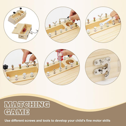 Busy Board mit Schloss, Montessori A