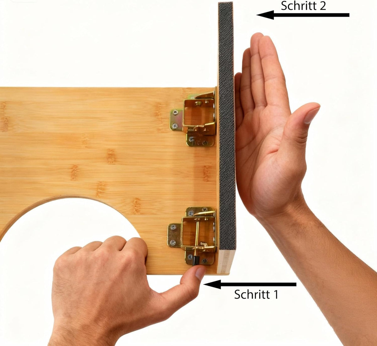 Ergonomischer Klapp-Toilettenhocker