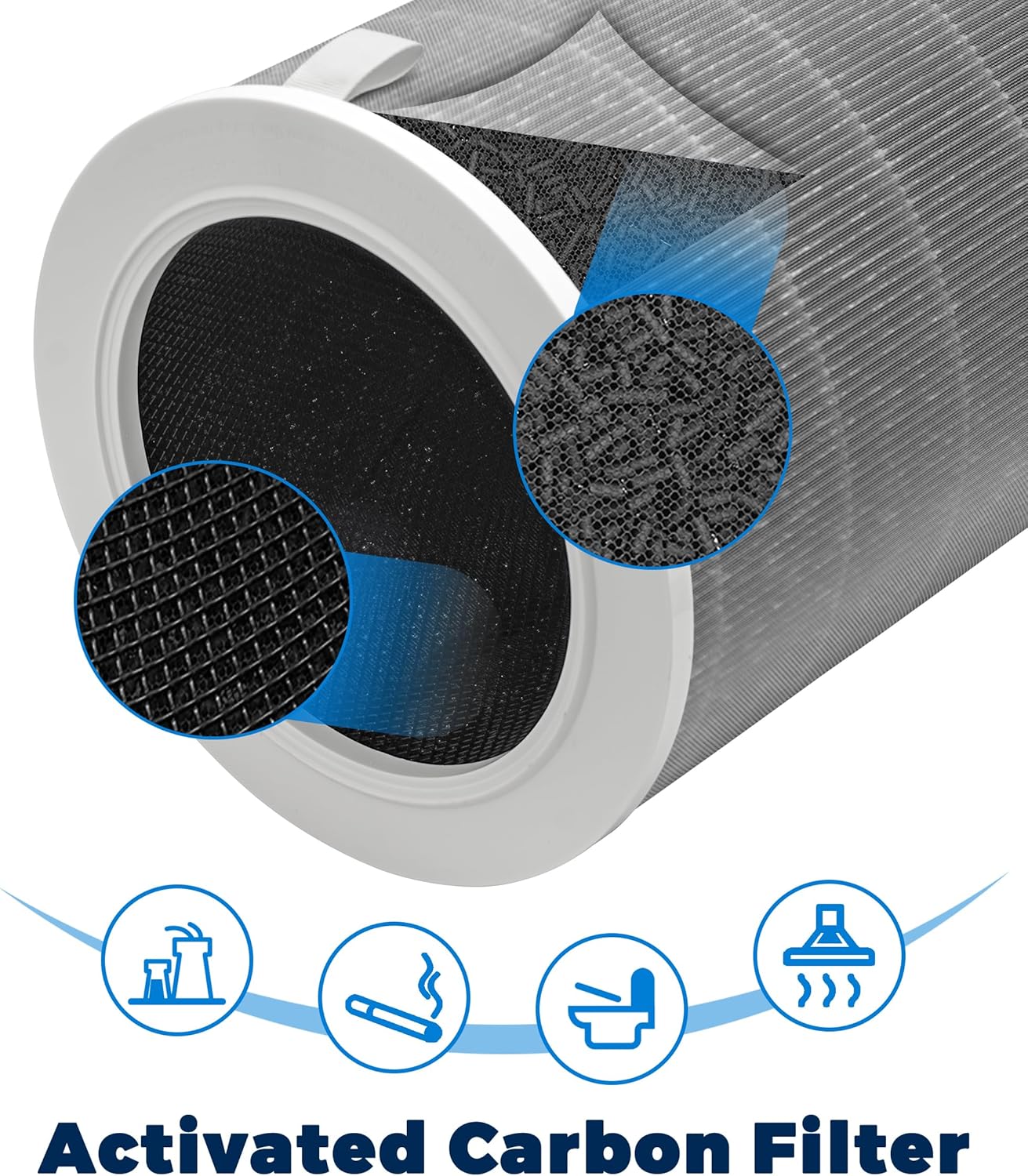 4-teiliges Ersatzfilter-Set für Xiaomi Air Purifier 4, 4 Ersatzfilter
