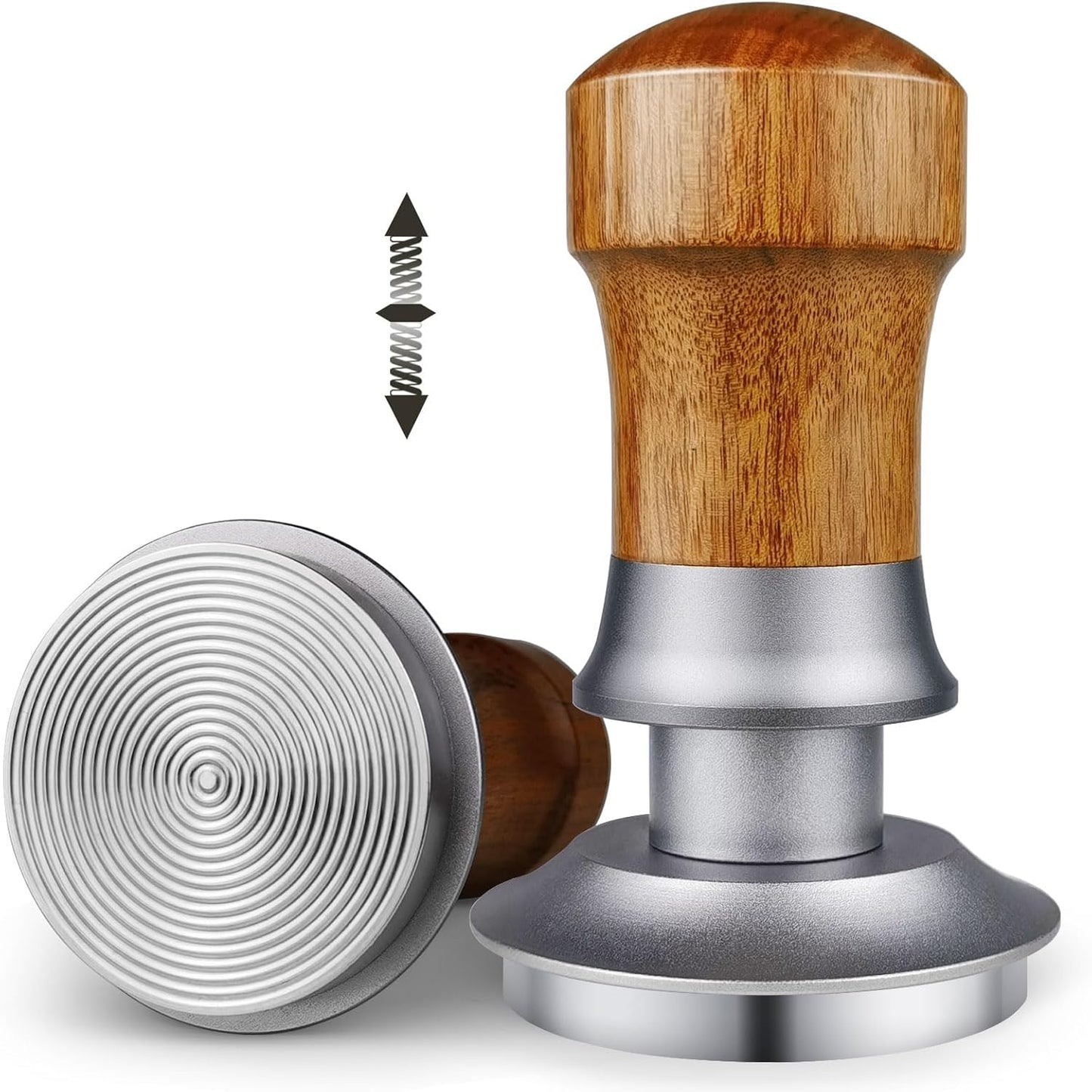 Kalibrierter Espresso Tamper 58mm, Silber 58mm