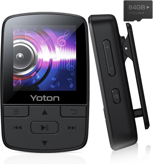 MP3-Player mit Clip, Schwarz