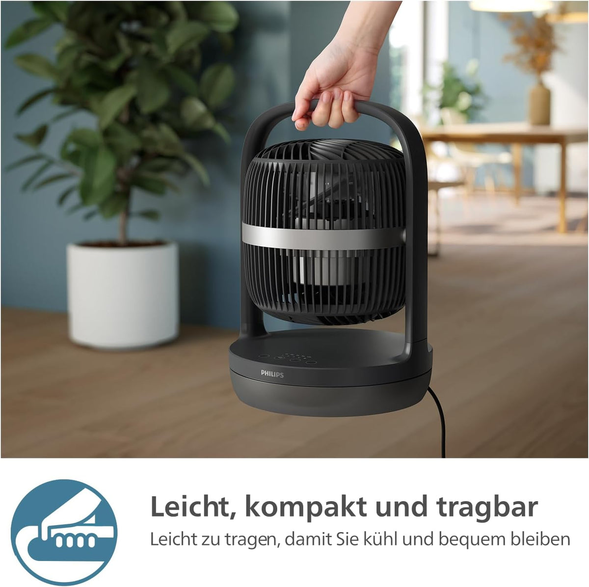 CX3050/01, Tischventilator schwarz + Rotation