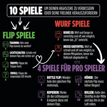 ChuckaRubba Flip, Catch, Levelup - Wurfspielzeug