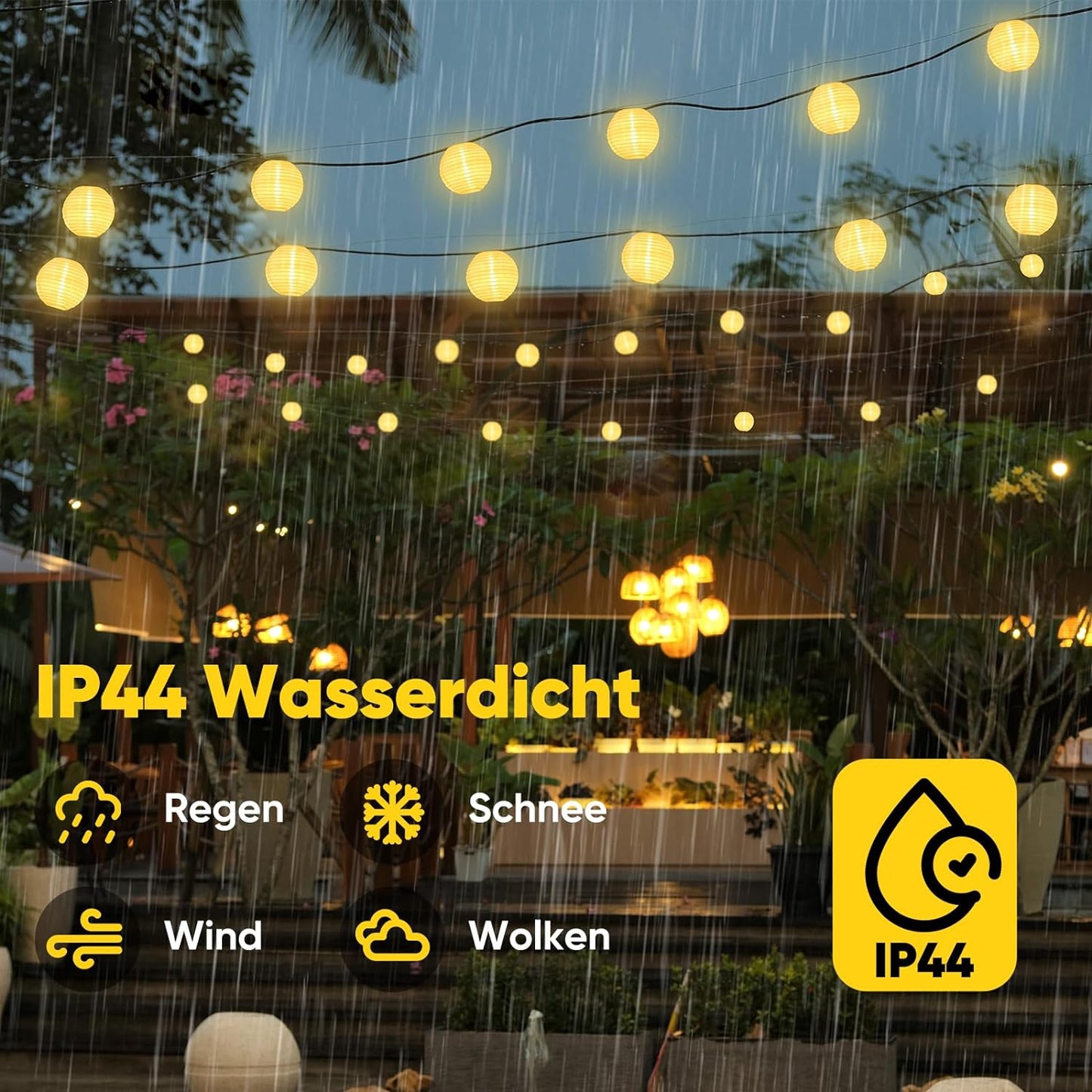 Lampionlichterkette 910068, 10m