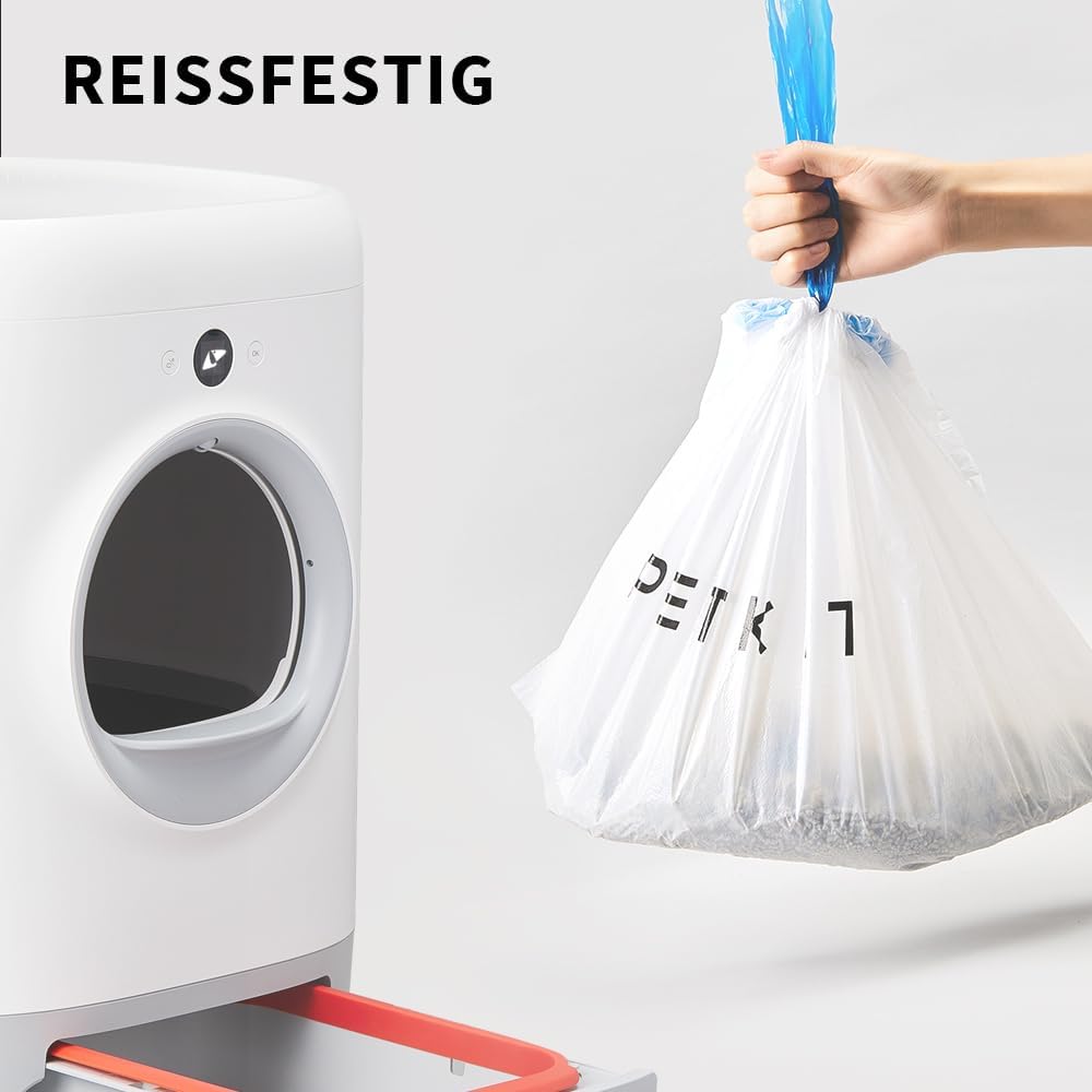 100 Stück Katzentoilettenbeutel (5 Rollen á 20 Stück), 5 Rollos