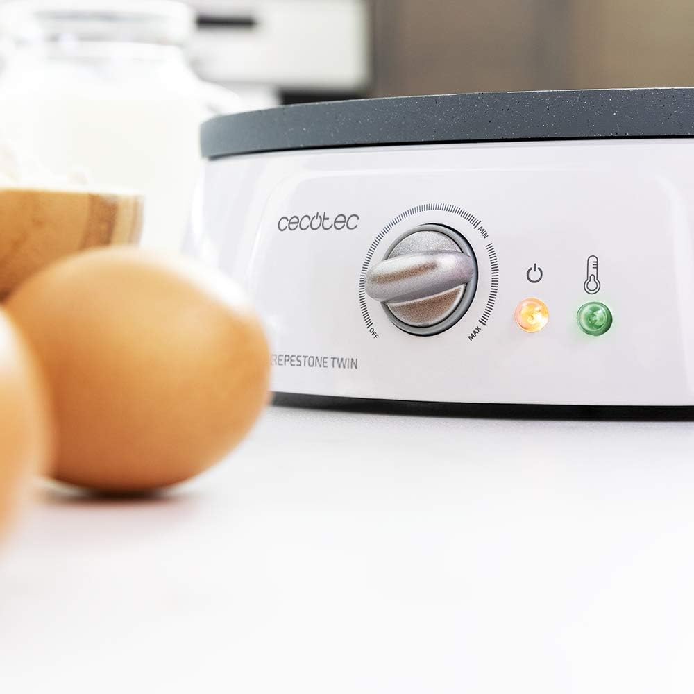 CrepeStone Twin, 1200W | Umkehrbare Platten