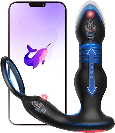 Anal Vibrator mit Penisring