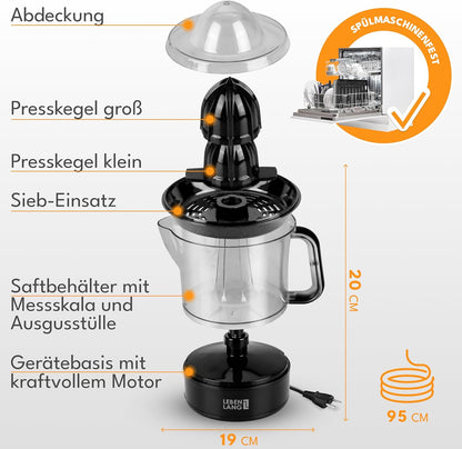 Zitronenpresse, Schwarz