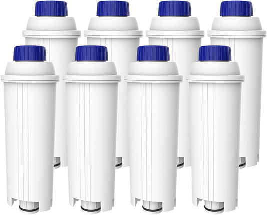 8er-Set Filterkartuschen für De'Longhi Kaffeemaschinen, Basic 8 Stück (1er Pack)