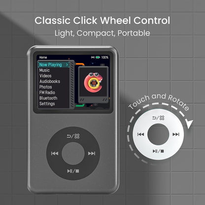 MP3-Player Y1 mit Bluetooth & FM-Radio, schwarz