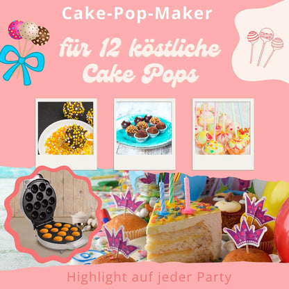 Cake Pop Maker für 12 Stück