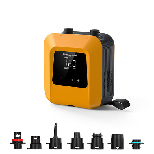 Elektrische SUP-Pumpe mit Akku, Orange