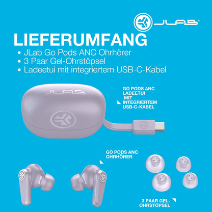 Go Pods In-Ear Kopfhörer, Pods ANC Lila
