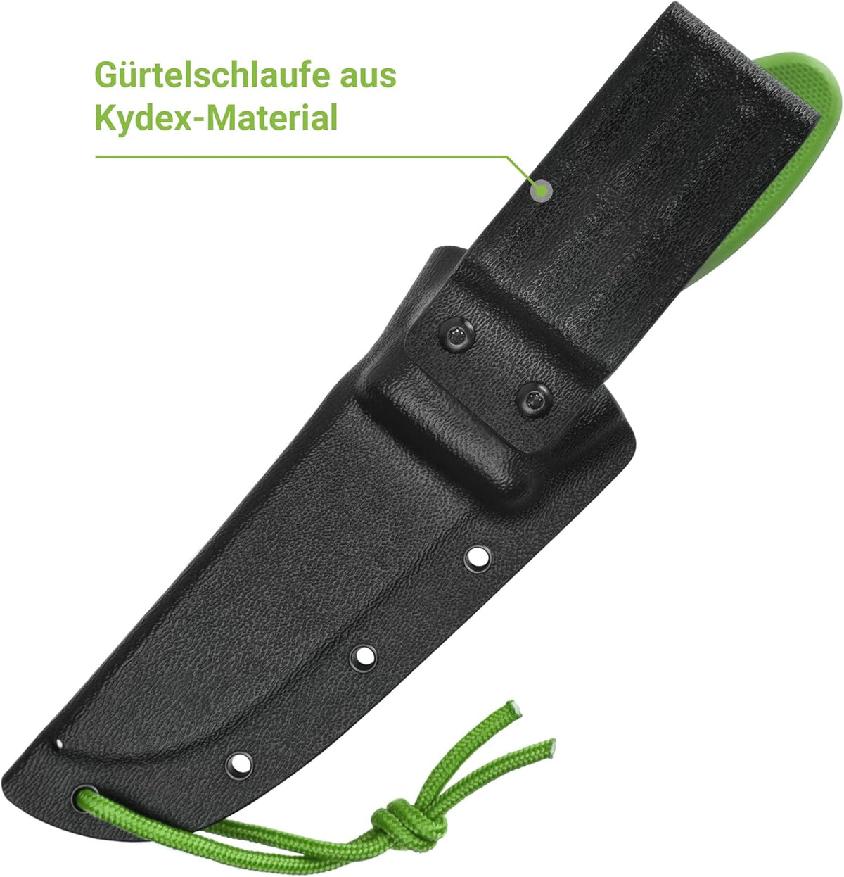 Schnitz- und Outdoormesser für Kinder, Grün
