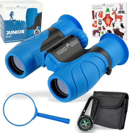 Fernglas-Set für Kinder mit Lupe & Kompass