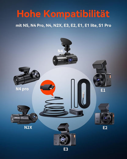 Hardwire Kit für Dashcams, 2 Gänge