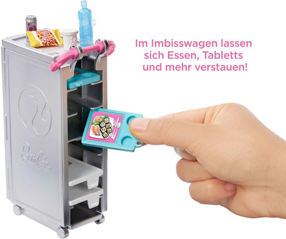 Flugzeug mit Pilotin und Zubehör, Barbie-Flugzeug mit Puppe