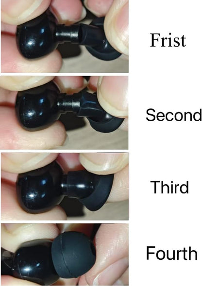 In-Ear Kopfhörer mit Mikrofon, Schwarz USB Typ C