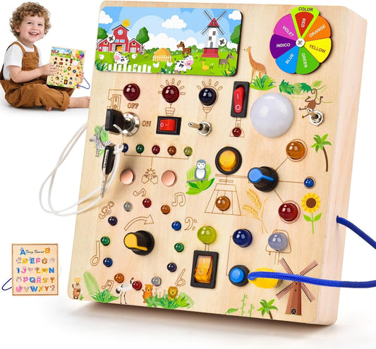 Montessori Busy Board Motorikspielzeug