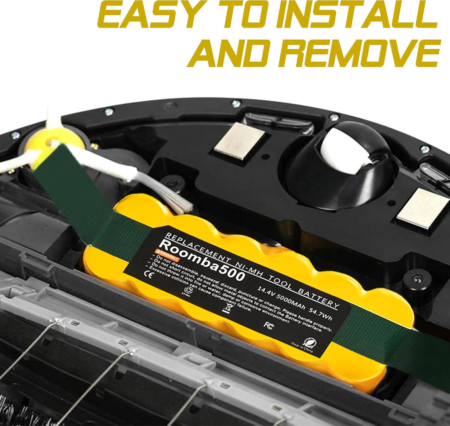 Ersatzakku für iRobot Roomba 500-900 Serien, 5.0Ah 1