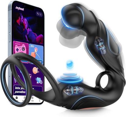 Prostata-Stimulator mit 360° Dehnung & 9 Vibrationsmodi