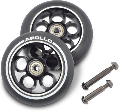 Stuntscooter Ersatzräder-Set Pro Wheels (2 Stück), Schwarz