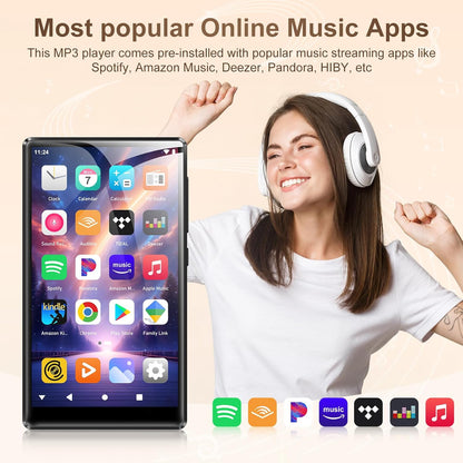 MP3-Player mit Touchscreen & Bluetooth 5.0, Schwarz