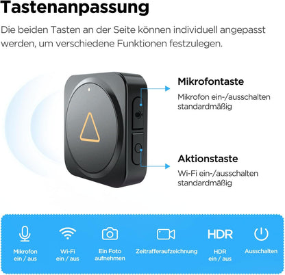 Bluetooth Fernbedienung für Dashcams