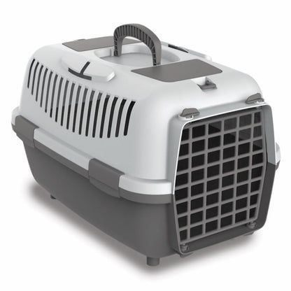 Nomade 3 Hundebox für kleine Hunde und Katzen, L Grau