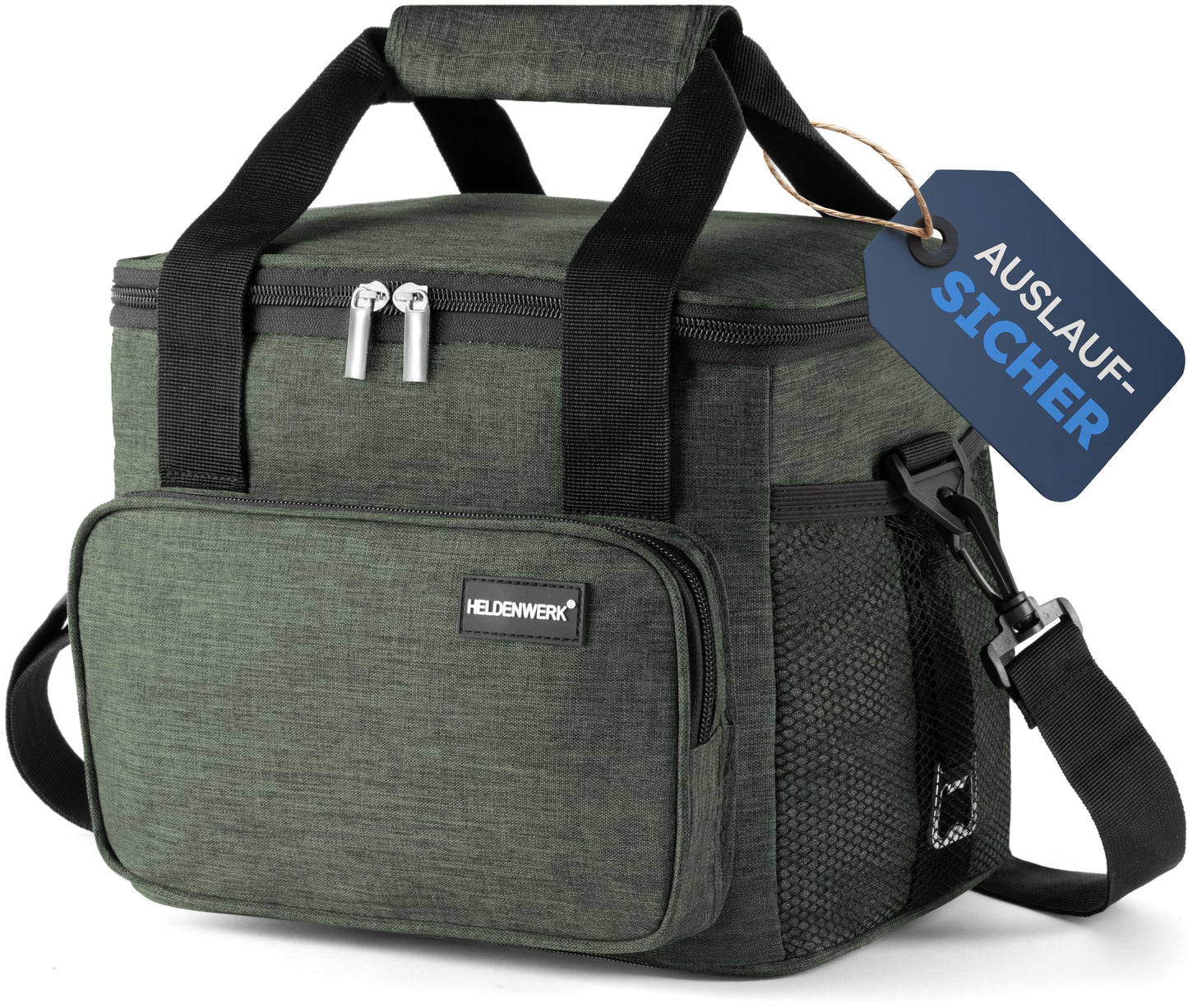 Kühltasche, 10 Liter, 10L (L29 x B20 x H22 cm) Olivgrün