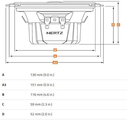 DCX 130.3 Koaxiallautsprecher