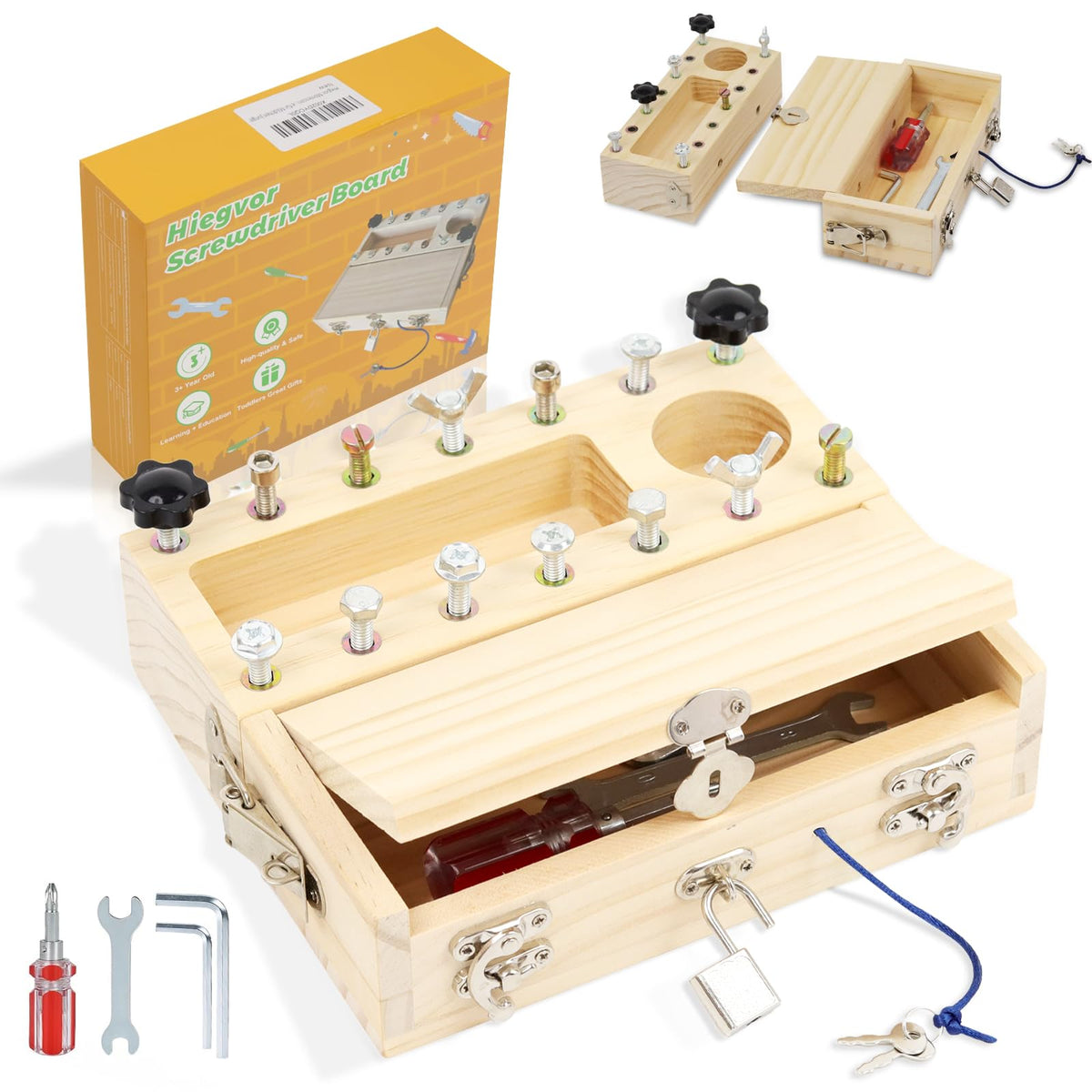 Busy Board mit Schloss, Montessori A