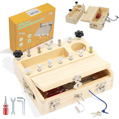Busy Board mit Schloss, Montessori A
