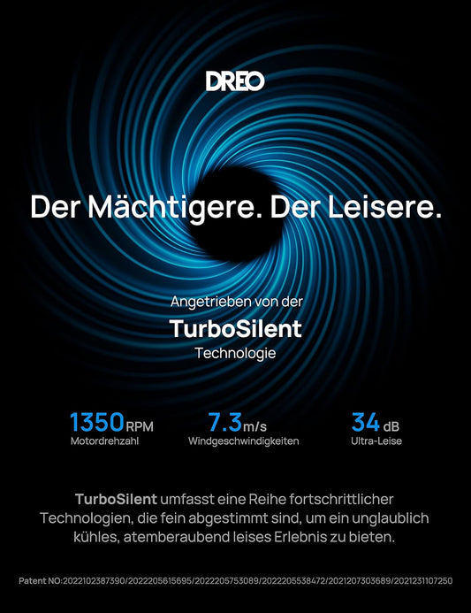 Smarter Turmventilator - Cruiser Pro T2S, Schwarz