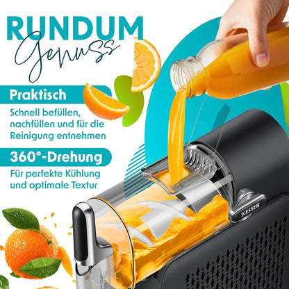 Slush Ice Maker, 2 Liter Schwarz
