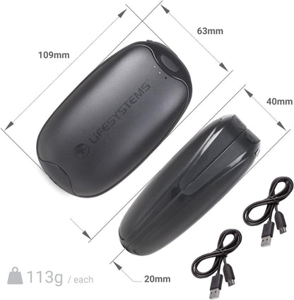 Twin-Pack Dual-Palm Handwärmer, Einzeln