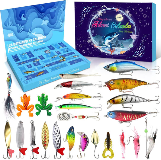 Adventskalender 2025 mit Angel-Set