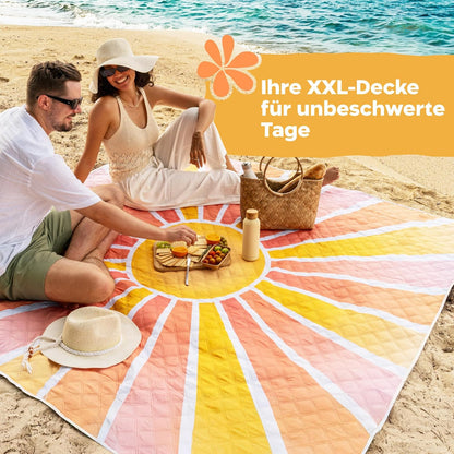Picknickdecke, 200 x 200 cm, Sun
