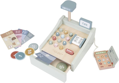 Kasse mit Scanner, Mint
