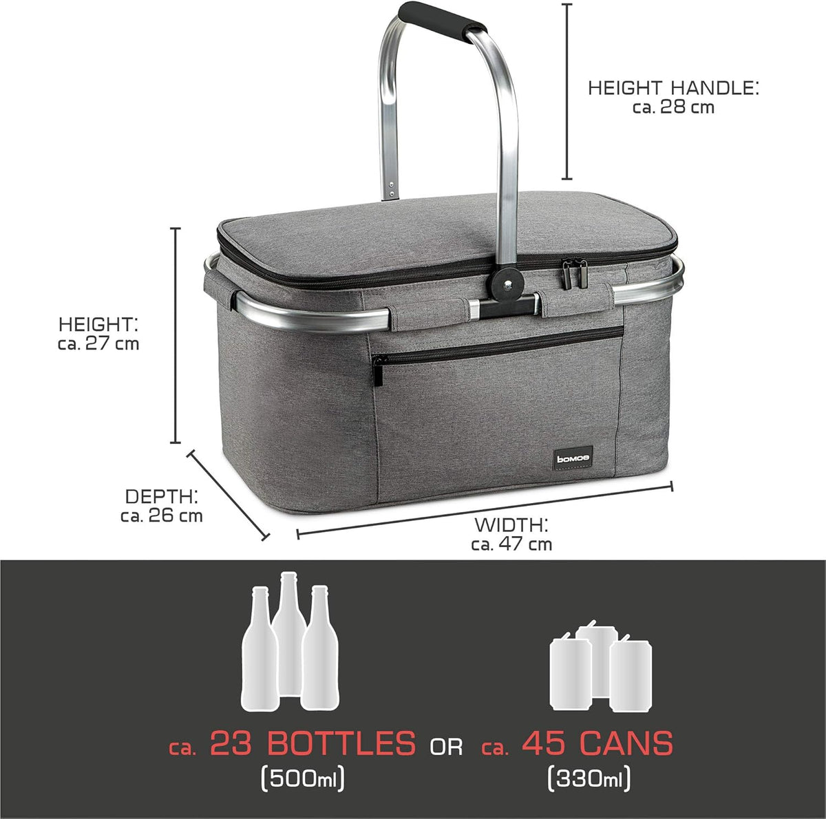 IceBreezer K47 Kühlkorb, 32L