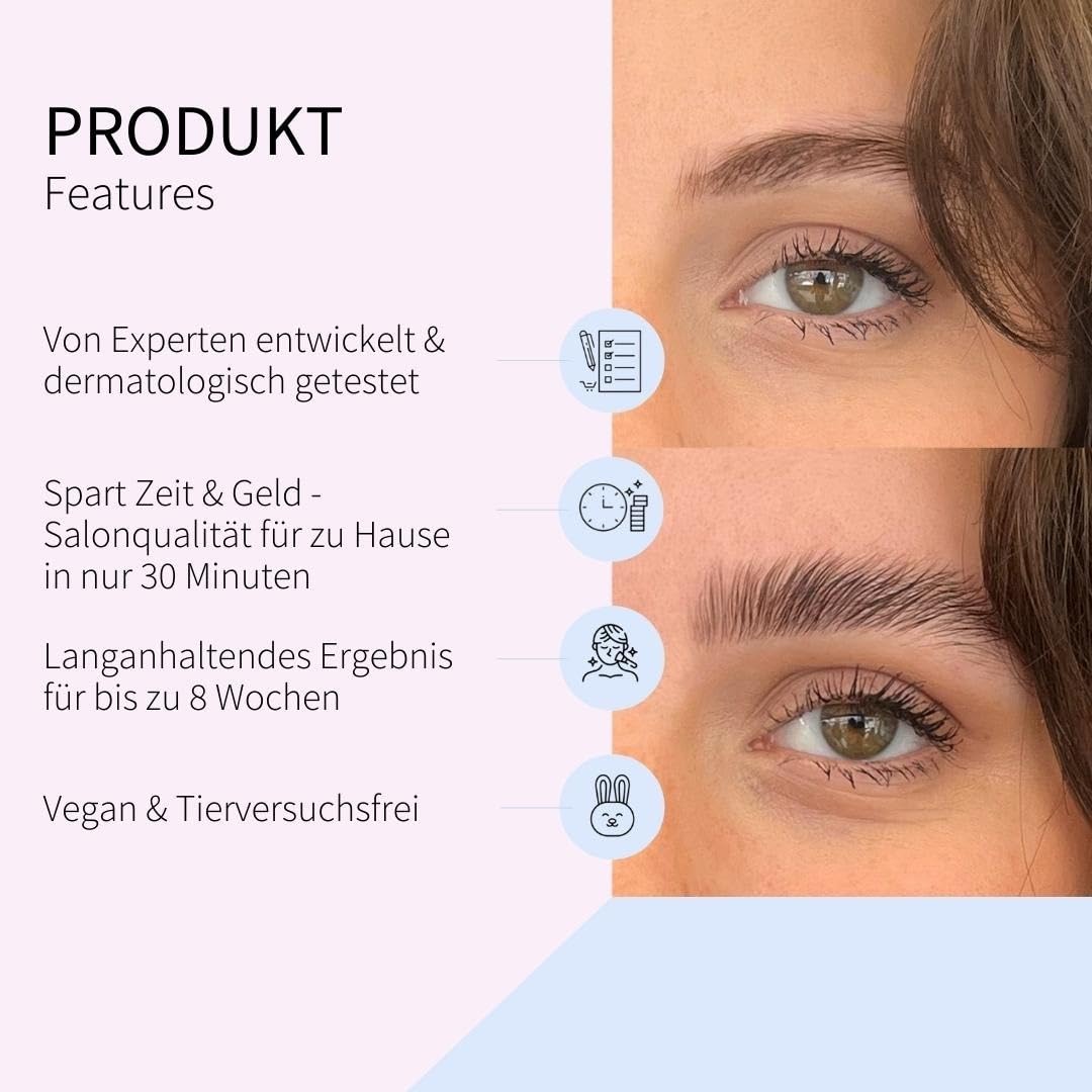 Augenbrauen & Wimpernlifting Set