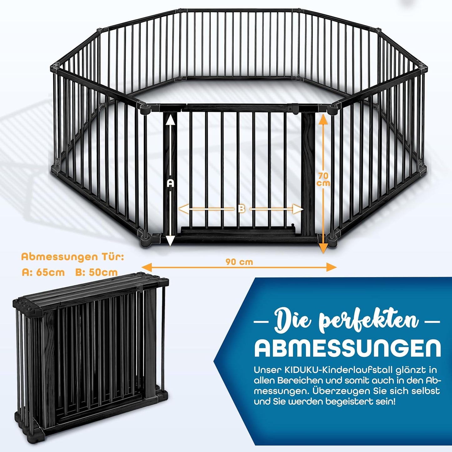 Laufgitter, Schwarz