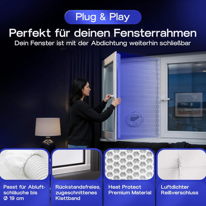 Fensterabdichtung für mobile Klimaanlagen (L1), L1
