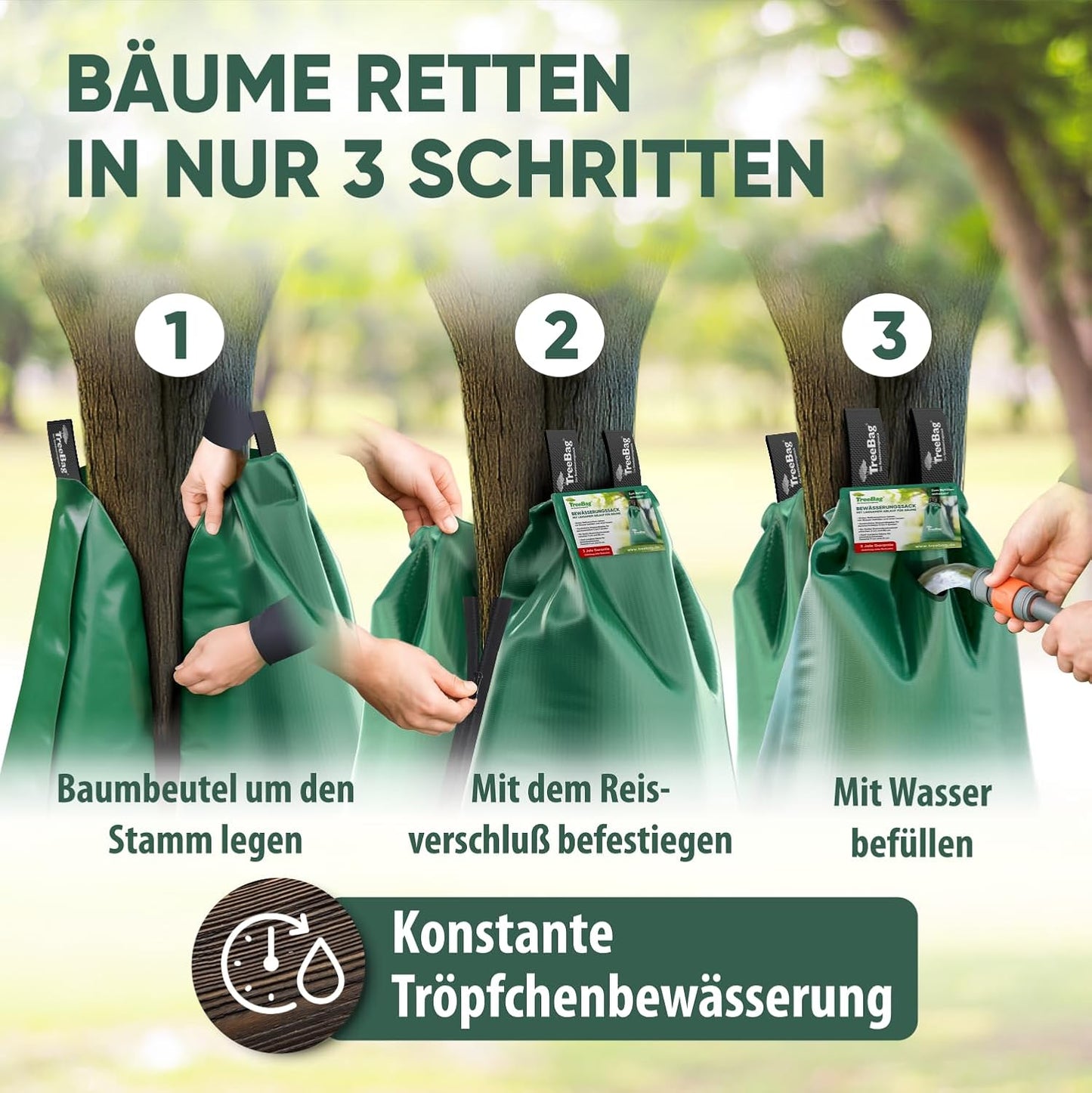 Baumbewässerungssack-Set, 75 l 2