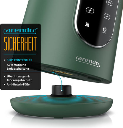 Quick Touch Wasserkocher mit Temperatureinstellung