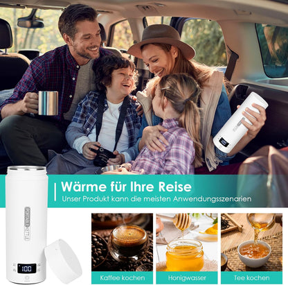 Reisewasserkocher für Auto (500ml, Weiss 2