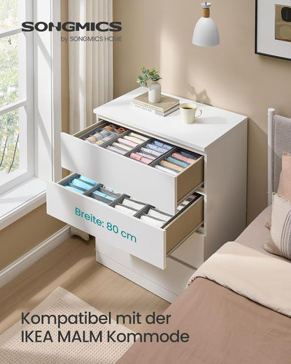 Organizer Set für Schubladen, 40T x 16B cm mit Trennwände