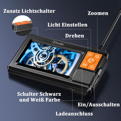 1080P HD Endoskopkamera P430-10M mit 4,3-Zoll-Bildschirm, P430-10M-Single Lens