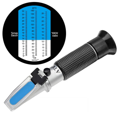 Winzer Refraktometer für Traubenreife & Zucker