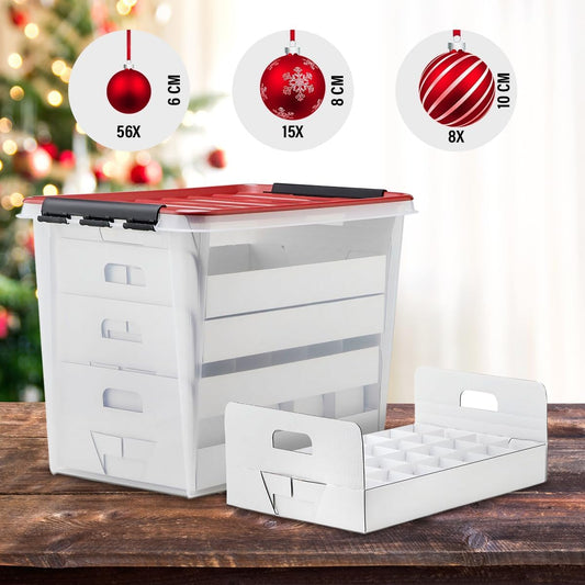 Weihnachtskugel Aufbewahrungsbox, 1er-Set